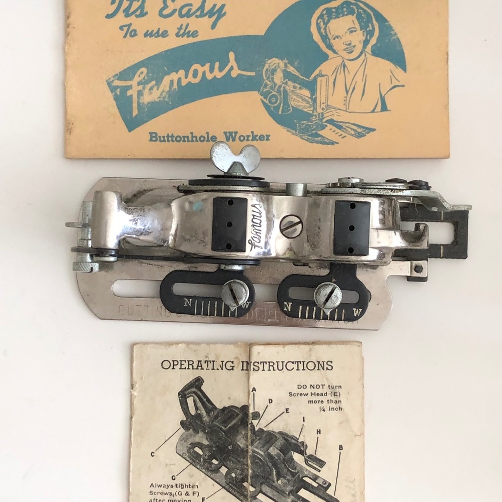 Famous Buttonhole Worker. for Singer sewing machines Model CC